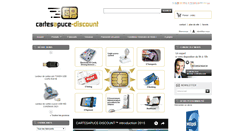 Desktop Screenshot of cartesapuce-discount.com